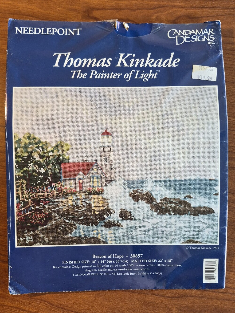 Vintage Thomas Kinkade Beacon of Hope 30857 Lighthouse Seaside Cottagecore NEW